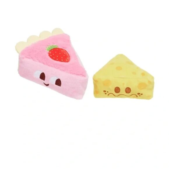 Bark Straw Betty Cheesecake Dog Toy With Bonus Toy Inside - NWT - Picture 1 of 6